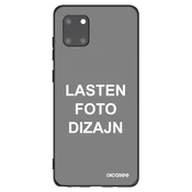 Silikonski črni ovitek za Samsung Galaxy Note 10 Lite N770F - Lasten foto dizajn