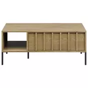 MID.YOU KLUBSKA MIZA, 100/55/40 cm barve hrasta
