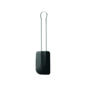 Rösle Spatula 32 cm Stainless Steel 18/10 Matt Silicone Smooth Dishwasher Safe Black 12437