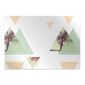 Decormat Podloga za pisarniški stol Palms in triangles 120x90 cm 2 cm
