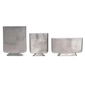 Livetastic Set Dekorativnih Vaz Silver, 3 Kos