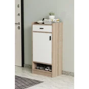 Hanah Home cipelarnik Orfa, 50 cm, hrast Sonoma / beli