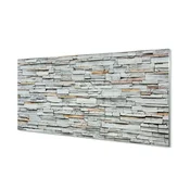 tulup.si Slika na akrilnem steklu Kamniti zid struktura 140x70 cm 4 obešalnika