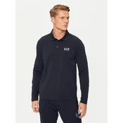 EA7 Emporio Armani Polo majica 8NPF15 PJVQZ 0562 Mornarsko modra Regular Fit