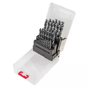 Vrtalniki za kovino HSS-G, 1,0 - 13,0 mm, komplet 25 kosov 60H814