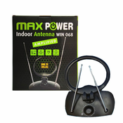 Maxpower antena s pojačalom W068 UHF+VHF 42db