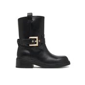 Armani Exchange Škornji XW001654 AF17476 UC001 Črna