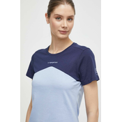 Kratka majica LA Sportiva Roof ženska, mornarsko modra barva, G16645643