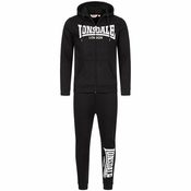 Moška trenirka komplet Lonsdale 117200-Black/White