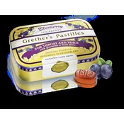 Grethers pastile borovnica brez sladkorja s sladili, 110 g
