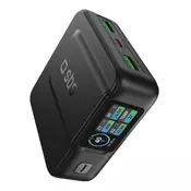 SBS Prenosna baterija SBS 10000mAh Power Control 2.0 35W PD črne barve