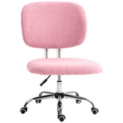 Vinsetto Vinsetto pisarniški stol poliester, pena, umetna masa, najlon 48D x 53Š x 80–90V cm Roza, (5000242953)