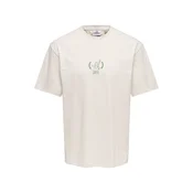 Only & Sons Majica ONSGARFIELD zelena/bela