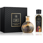 Ashleigh & Burwood London Golden Sunset darilni set I. (Moroccan Spice) lučka 11x8 cm + polnilo 250 ml