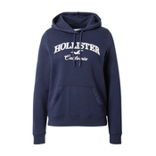 HOLLISTER Sweater majica, mornarsko plava / bijela