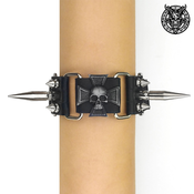 SKULL zapestnica CROSS - LSF1 115