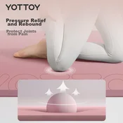 Yottoy Prostirka za jogu, 180x80cm, Roze