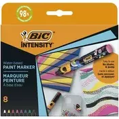 Set dekorativnih markera, 1,5–2,3 mm, BIC Paint marker, 8 različitih jarkih boja 527430