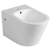 Bide, nameščen na steno, PACO, 36 x 52 cm - Bela - 24 - 52.00 - Keramika - Sapho - PACO - 36.00 - Round - 36x33x52,5 cm