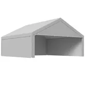 VEVOR Nadstrešek za nadomestilo za avto nadstrešek 609x609x353 m siva