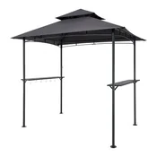 VEVOR Paviljon za žar 243x150x250 cm temno siv