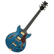 Poluakustična gitara Ibanez - AMH90, Prussian Blue Metallic