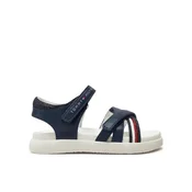 Tommy Hilfiger Sandali Strippes Velcro Sanadal T1A2-33234-0326 S Mornarsko modra