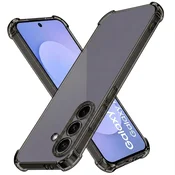 TPU gel ovitek Techsuit Shockproof za Samsung Galaxy S25 FE - smoke black