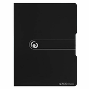 Herlitz clipboard mapa, A4, črna