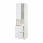 METOD / MAXIMERA Vis.elem.mikrotal. s vratima/2fioke, bela/Stensund bela, 60x60x220 cm