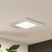 Prios LED svetilka za vgradnjo Helina, srebrna, 11,5 cm, z možnostjo - Kopalnica - Sodobni - srebrna, bela - Plastika