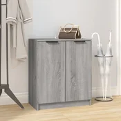 Ormaric za cipele sivi hrast 59 x 35 x 70 cm konstruirano drvo