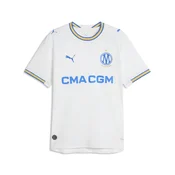PUMA Olympique de Marseille Home Jersey Authentic Men, Sport, White/Royal, M