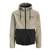 JACK & JONES Prehodna jakna JWHMASH svetlo siva/črna