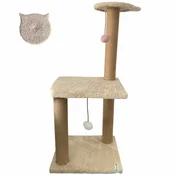 Paws & Whiskers Grebalica za mačke Tina 2, Bež
