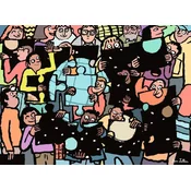 Ravensburger - Puzzle Skupnost za sestavljanke - 500 kosov