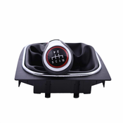 CAR 888 ACCESSORIES Volkswagen Golf 5/Golf 5/Golf 5 Plus/Jetta 2006-2012 Rucica menjaca sa kožom 5 brzina i crvenim krugom