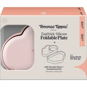 Tommee Tippee EasiStick™ Silicone Foldable Plate škatla za malico 4m+ Pink 1 kos
