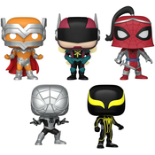 Vinilne figurice Funko Pop! Marvel Spider-Man Beyond Amazing - Prodigy, The Hornet, Prince of Arachne, Spider-Armor MK I in Spider-Armor MK II - komplet 5 figuric, Amazon Exclusive