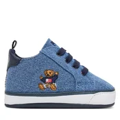Mehki čeveljčki za dojenčke Polo Ralph Lauren Quilton Bear Gore RL03477430 Mornarsko modra