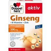 Doppelherz aktiv ginseng + B vitamini + cink - 30 kaps.