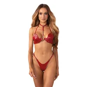 Obsessive Inferro 2-pcs Set Red S/M/L
