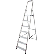 KRAUSE Kucne aluminijumske merdevine 000743, 2.10m, Hrom