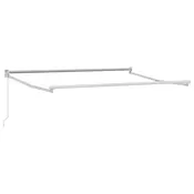 Rucno sklopiva konstrukcija tende Bijeli 3 x 2 m Aluminij