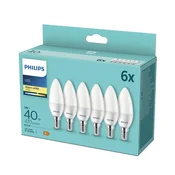 Set 6x LED sijalica Philips B35 E14/5W/230V 2700K