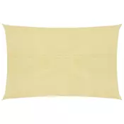 Jedro za zaštitu od sunca 160 g/m2 bež 2,5 x 4 m HDPE