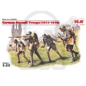 ICM ICM35291 Nemške jurišne čete 1917-1918 4 figure