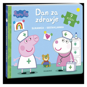 Pujsa Pepa slikanica-sestavljanka Dan za zdravje