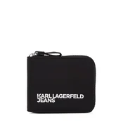 KARL LAGERFELD JEANS Denarnica črna/bela