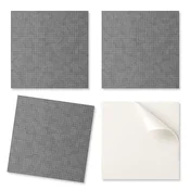shumee Vinilne stenske ploščice za moderno notranjo dekoracijo z abstraktnim linijskim vzorcem 20x20x20 cm